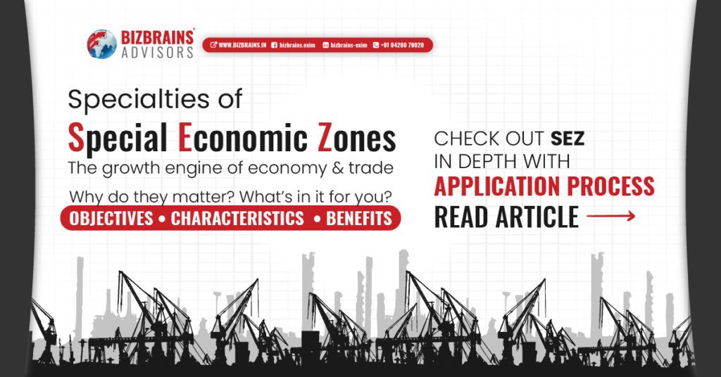 Did you know the first SEZ (earlier known as EPZ) of Asia was set up in 1965 in Kandla, Gujarat with a view to promote exports? Later EPZ got modified to become SEZ, in the year 2005, with a view not to just promote exports but also other economic activities.